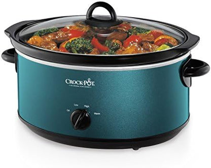 Crock-Pot 7 Quart Manual Slow Cooker – Turquoise Prime C282