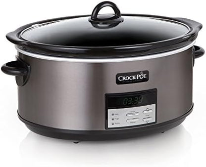 Crock-Pot 8 Quart Programmable Slow Cooker with Auto Warm Original C276