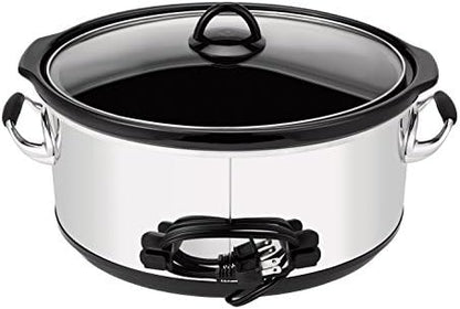 Crock-Pot 7 Quart Programmable Slow Cooker – Polished Platinum Plus C271