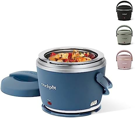 Crock-Pot Electric Lunch Box Food Warmer 20oz – Faded Blue Choice C229