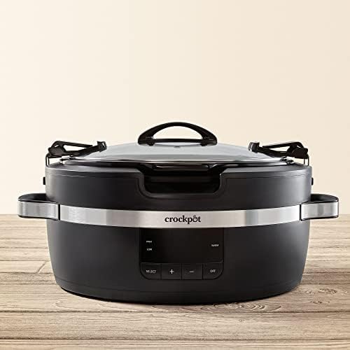 Crock-Pot Thermoshield 6 Quart Slow Cooker with Carry Handles Signature C211