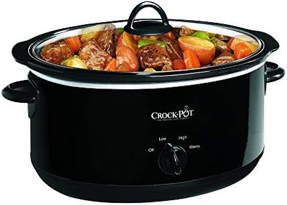 Crock-Pot 8 Quart Manual Slow Cooker – Black Fresh C211
