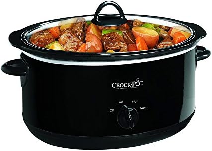 Crock-Pot 8 Quart Manual Slow Cooker – Black Fresh C211