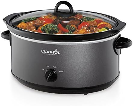 Crock-Pot 7 Quart Slow Cooker – Charcoal Choice C270