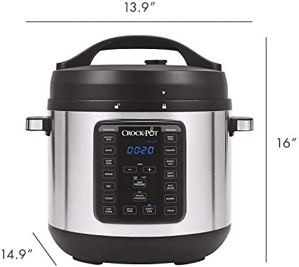 Crock-Pot 8 Quart Express Crock Multi-Use Pressure Cooker Reserve C246