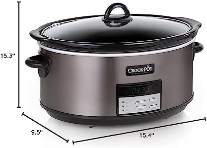 Crock-Pot 8 Quart Programmable Slow Cooker with Auto Warm Original C276