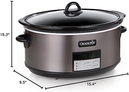 Crock-Pot 8 Quart Programmable Slow Cooker with Auto Warm Original C276