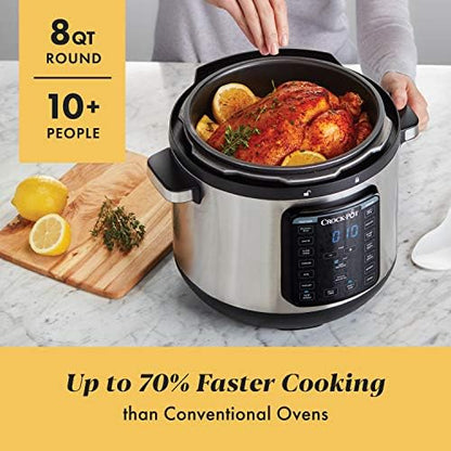 Crock-Pot 8 Quart Express Crock Multi-Use Pressure Cooker Reserve C246