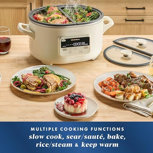 Crock-Pot MultiMeal Multicooker with Programmable Slow Cooker Fresh C244
