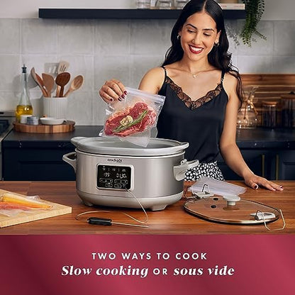 Crock-Pot 7 Quart Programmable Cook & Carry Slow Cooker Signature C250