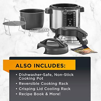 Crock-Pot Express Crisp 8 Quart 10-in-1 Pressure Cooker Prime C290