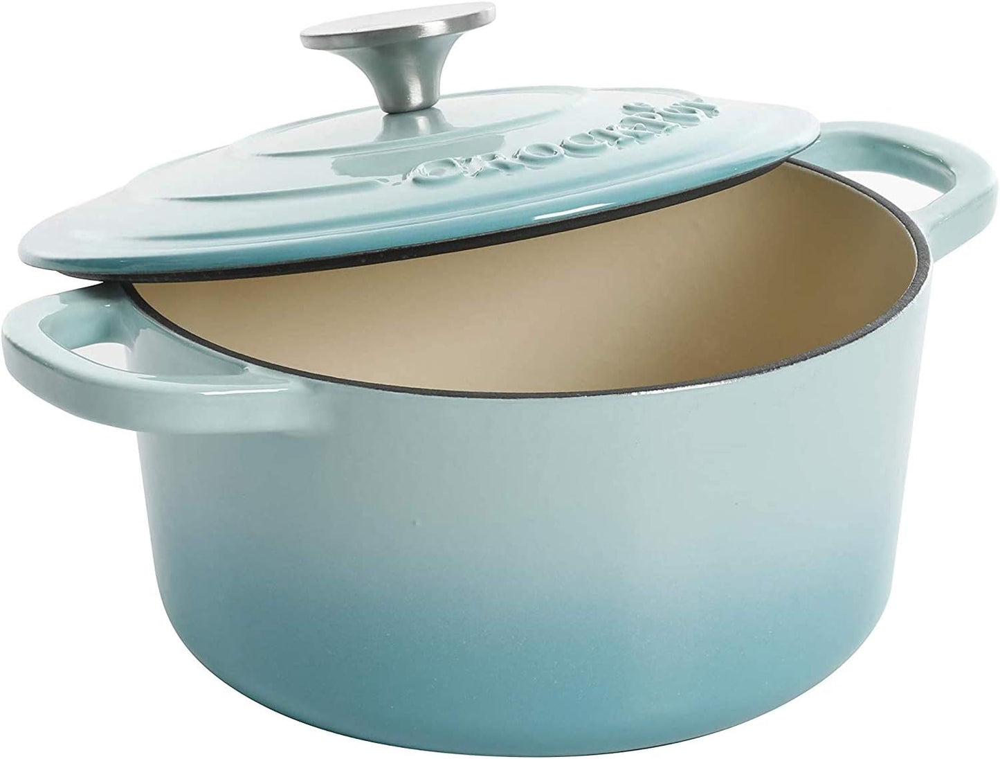 Crock-Pot 3 Quart Enameled Cast Iron Dutch Oven – Aqua Plus C249