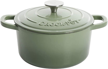 Crock-Pot 3 Quart Enameled Cast Iron Dutch Oven – Aqua Plus C249